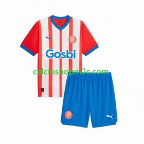 Girona Bambino Maglia Prima 2023/2024 Manica Corta (+ Pantaloncini)